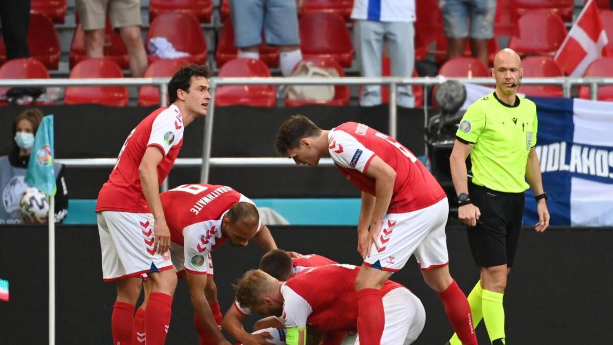 Descompensación de Christian Eriksen, REUTERS