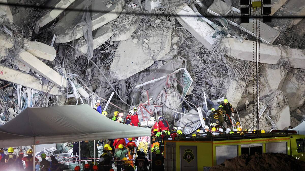 Desesperación tras terremoto en Birmania y Tailandia. Foto: Reuters/Athit Perawongmetha