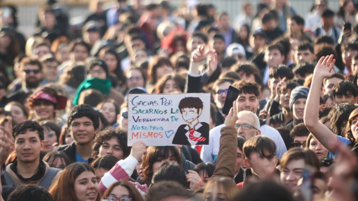 El último adiós a Gaspi: así fue el homenaje al youtuber argentino en el Obelisco