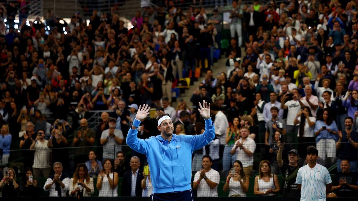 Juan Martín Del Potro se despidió del tenis a lo grande: dobles junto a Sabatini y un último partido con Djokovic