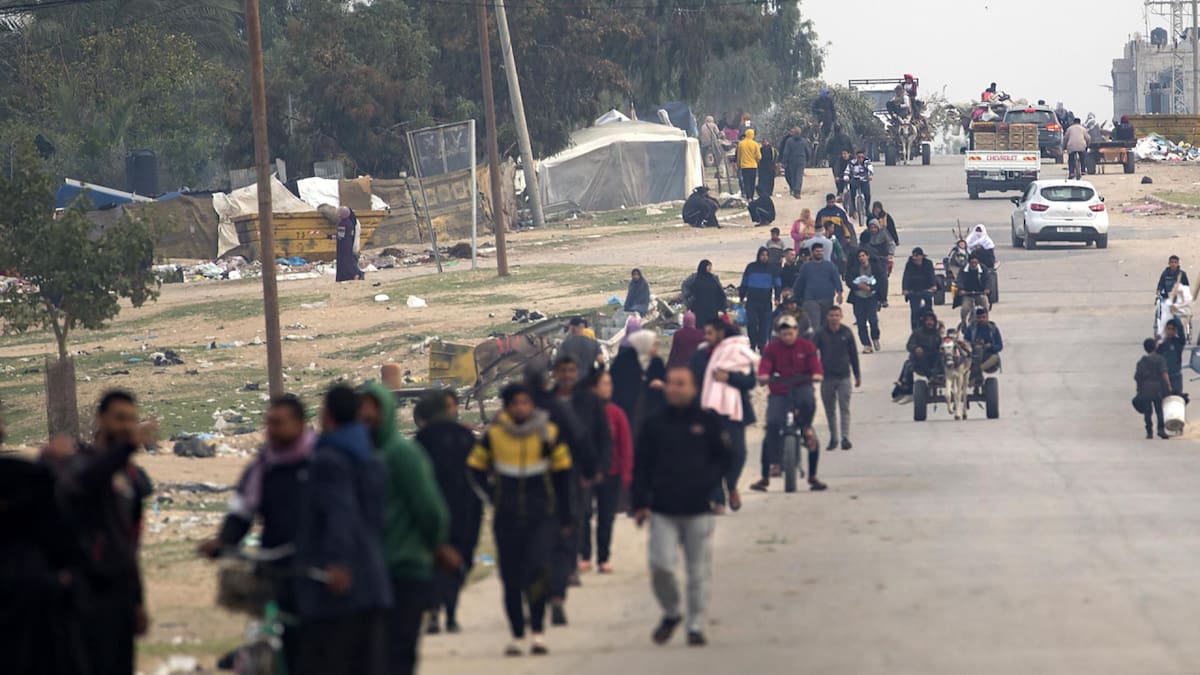 Miles de libaneses debieron desplazarse del sur del país. Imagen ilustrativa. Foto: EFE.