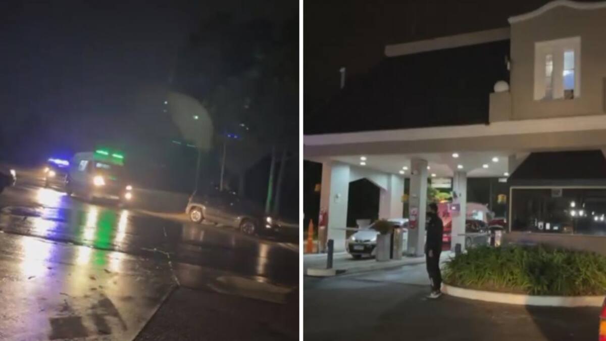 Despliegue policial en el country Saint Thomas, Canning