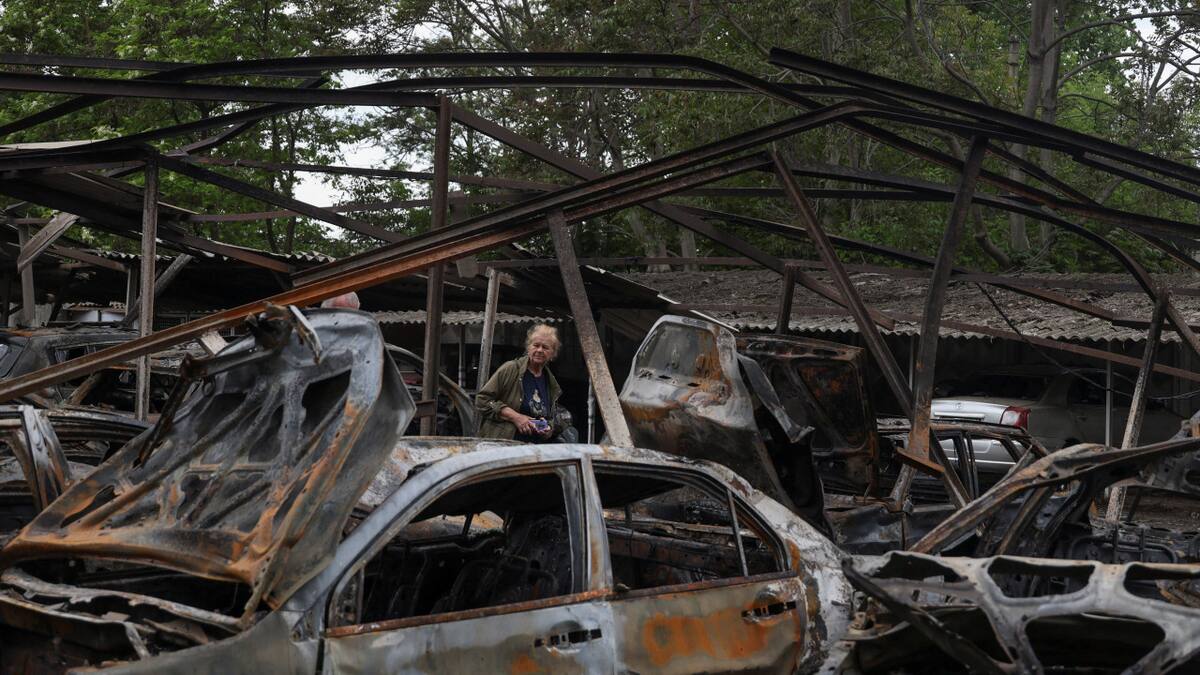 Destrozos en Ucrania por los ataques rusos. Foto: Reuters/Nina Liashonok