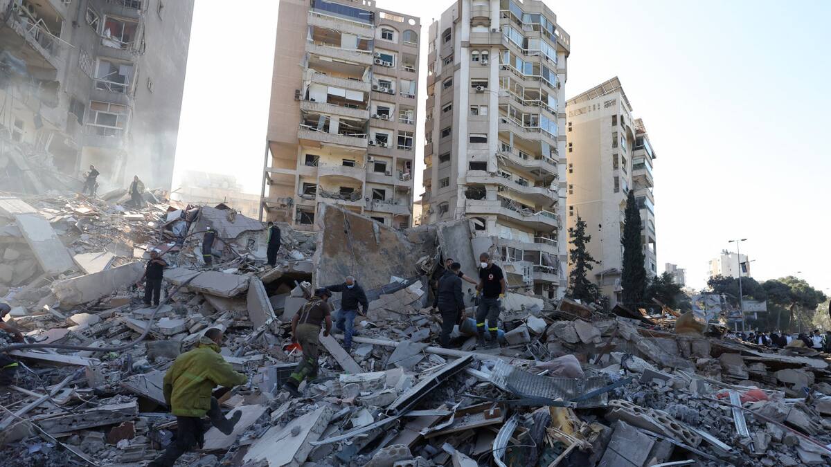 Destrucción en el Líbano. Foto: Reuters