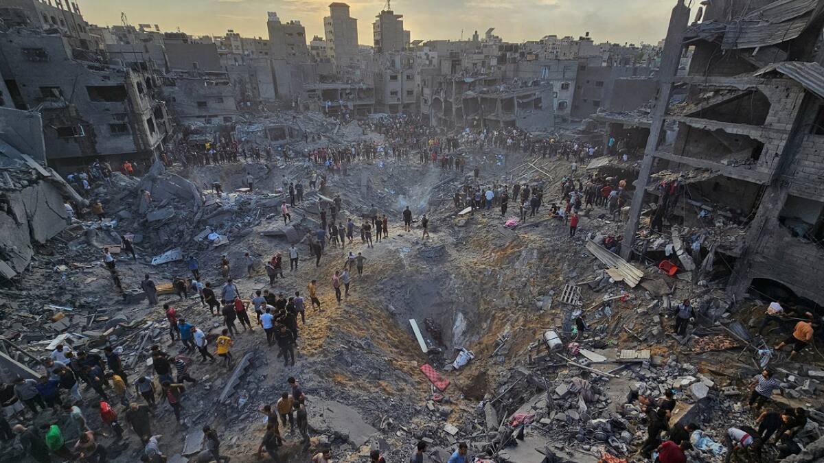 Destrucción en Gaza. Foto: Reuters.
