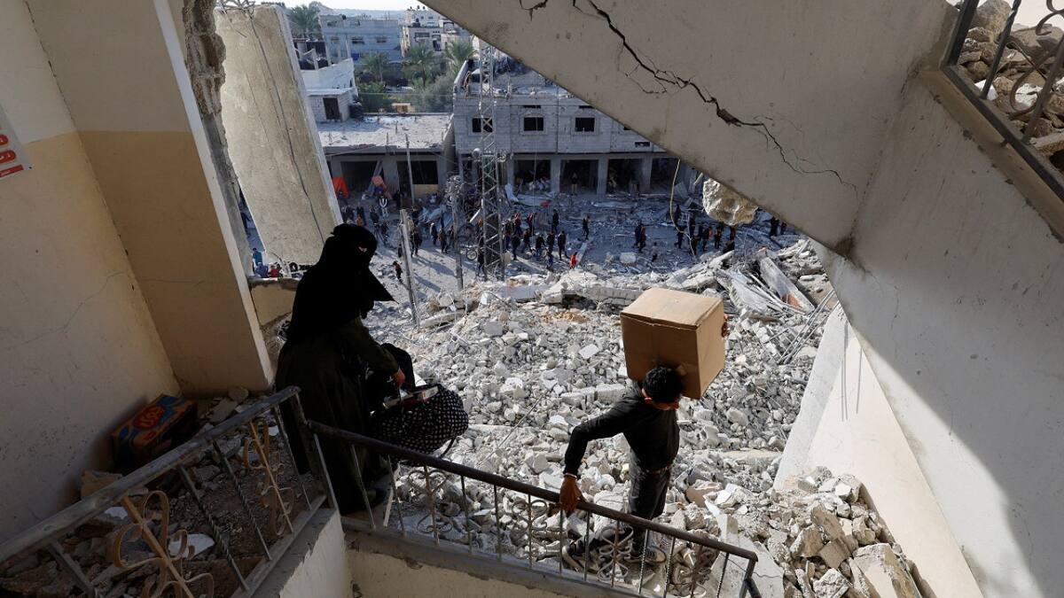 Destrucción en Gaza. Foto: Reuters.