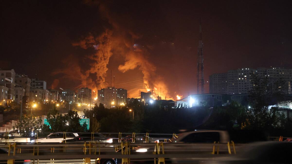 Destrucción en Irán por los misiles de Israel. Foto: Reuters/Majid Asgaripour/WANA.