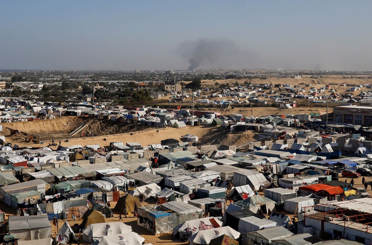 Destrucción en Jan Yunis. Foto: Reuters.