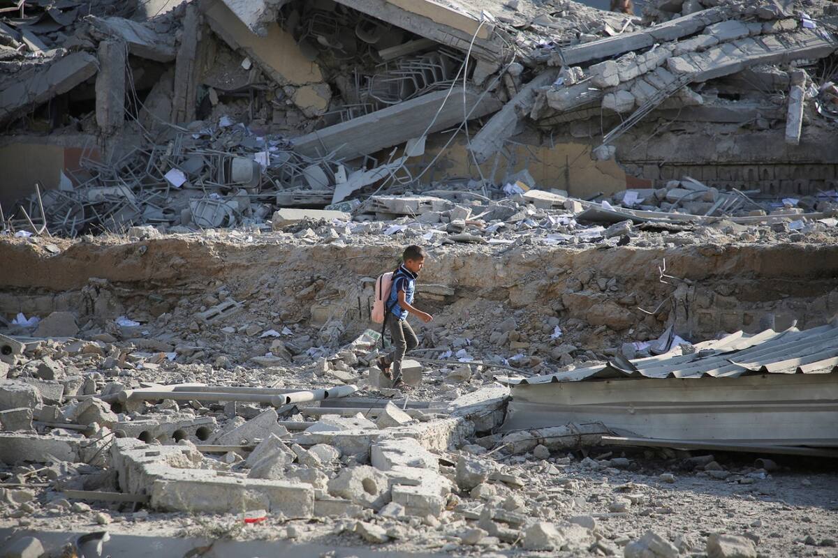 Destrucción en la Franja de Gaza. Foto: Reuters