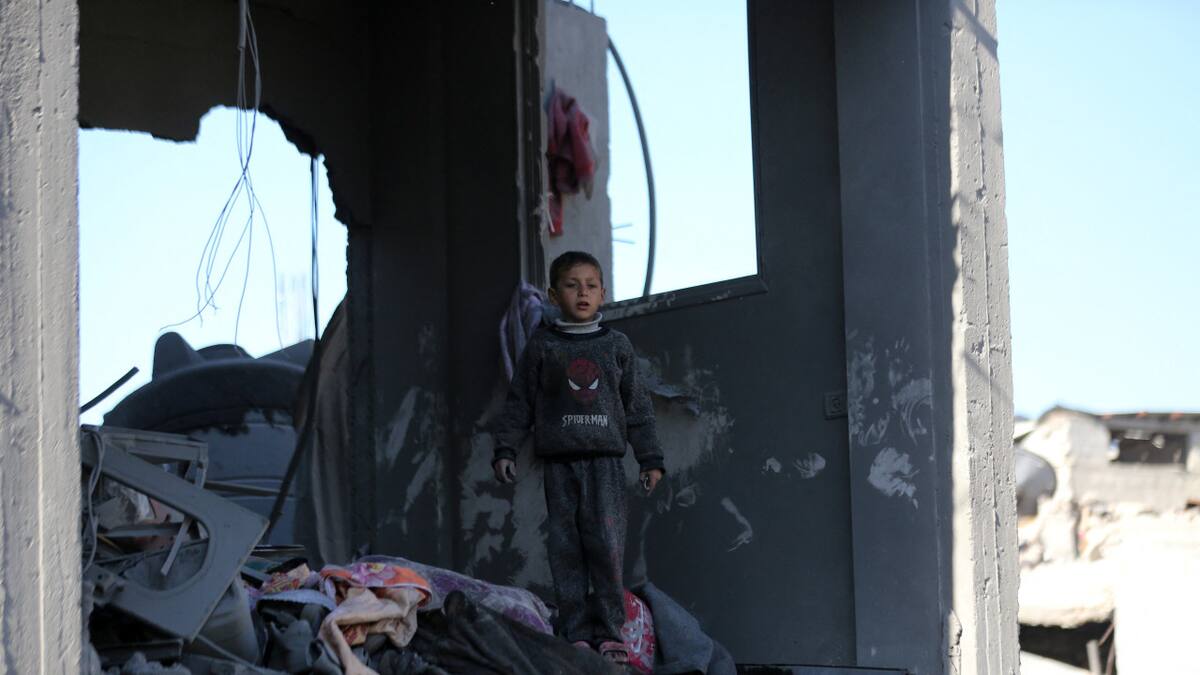 Destrucción en la Franja de Gaza por ataques de Israel. Foto: Reuters.