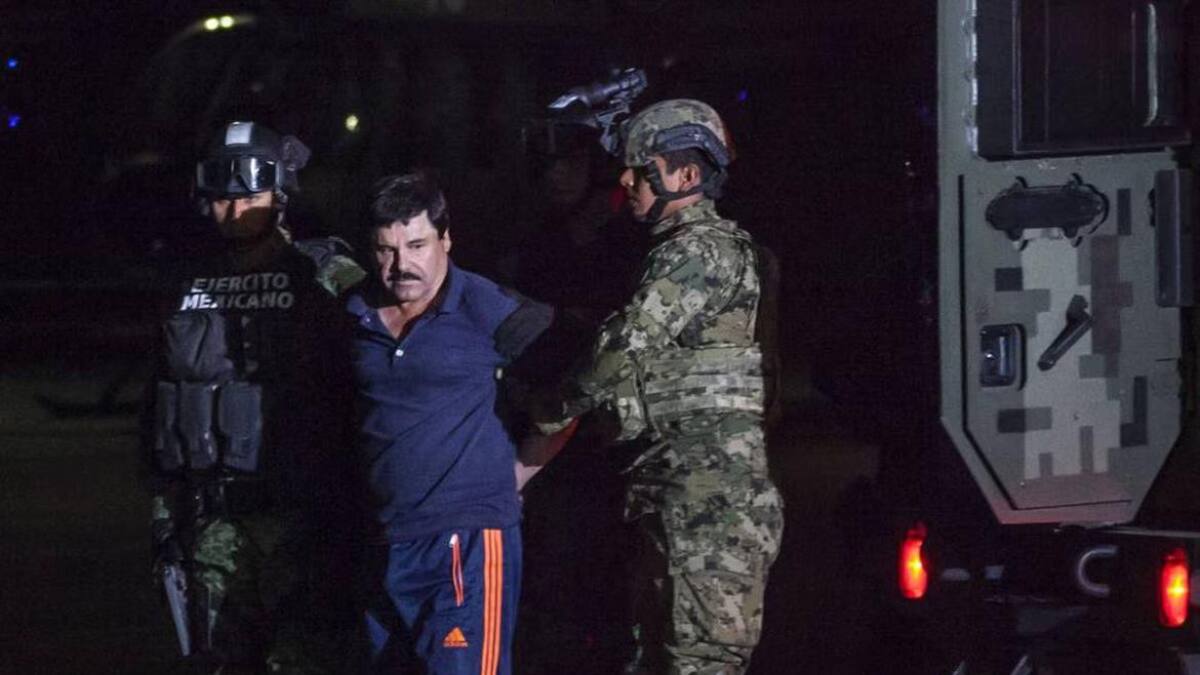 Detención Chapo Guzmán. Foto: REUTERS