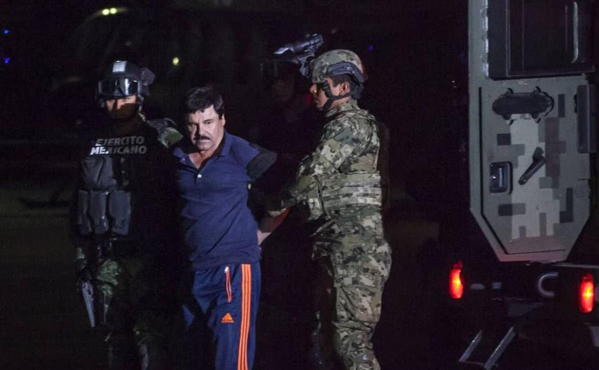 Detención Chapo Guzmán. Foto: REUTERS