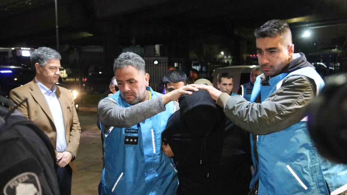 Detención de Abel Guzmán. Foto: NA