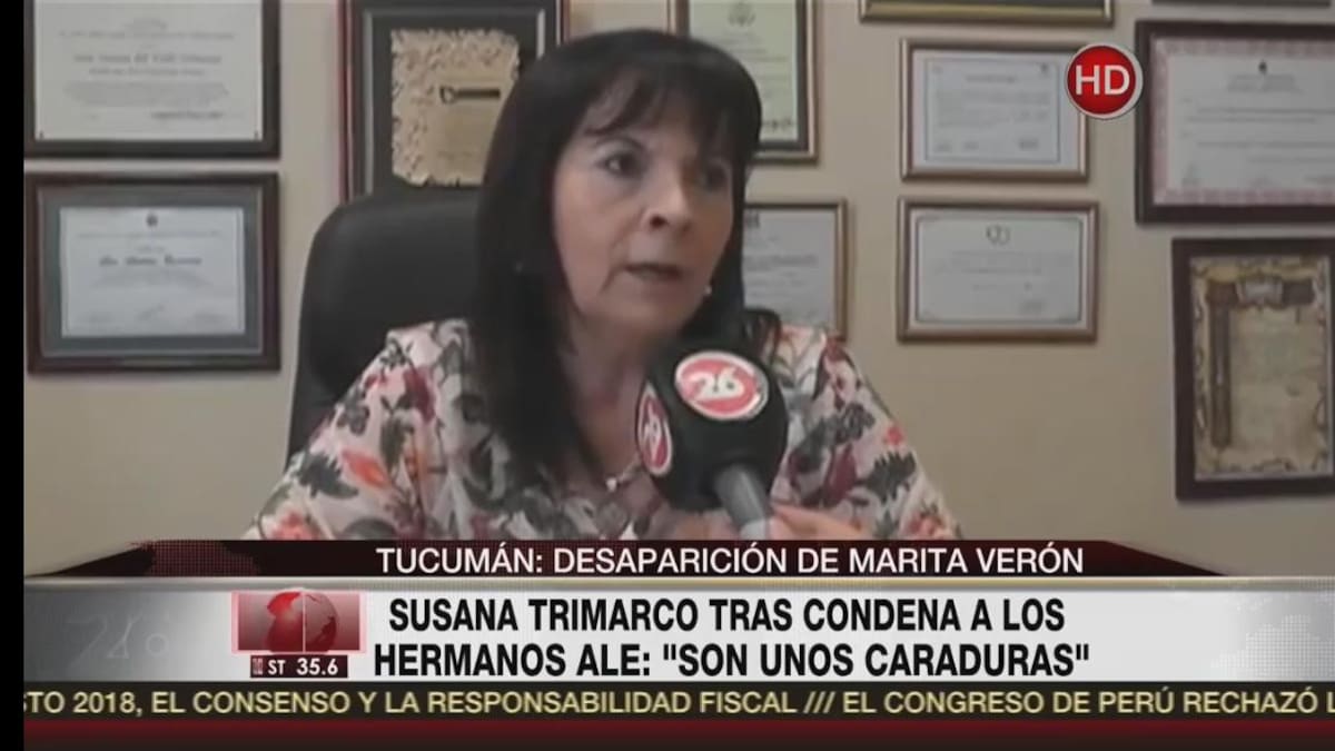 Trimarco tras condena a los hermanos Ale: "Esta mafia se merecía cadena perpetua"