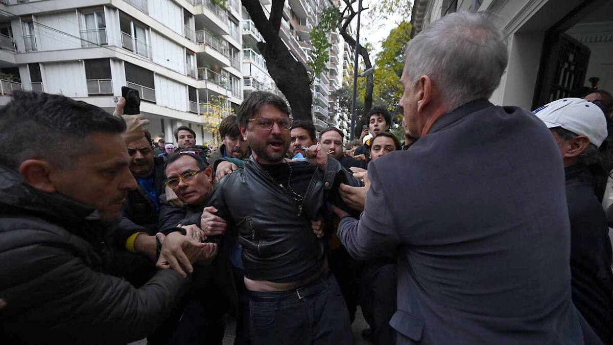 Detuvieron a Juan Grabois tras haber ocupado el Instituto Juan Domingo Perón. Foto: NA/Juan Foglia