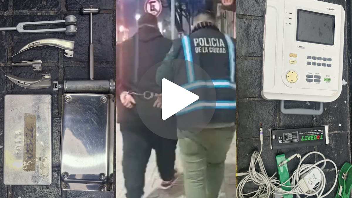 Robó monitores de Terapia Intensiva del Hospital Fernández, intentó venderlos por redes y cayó en una compra controlada