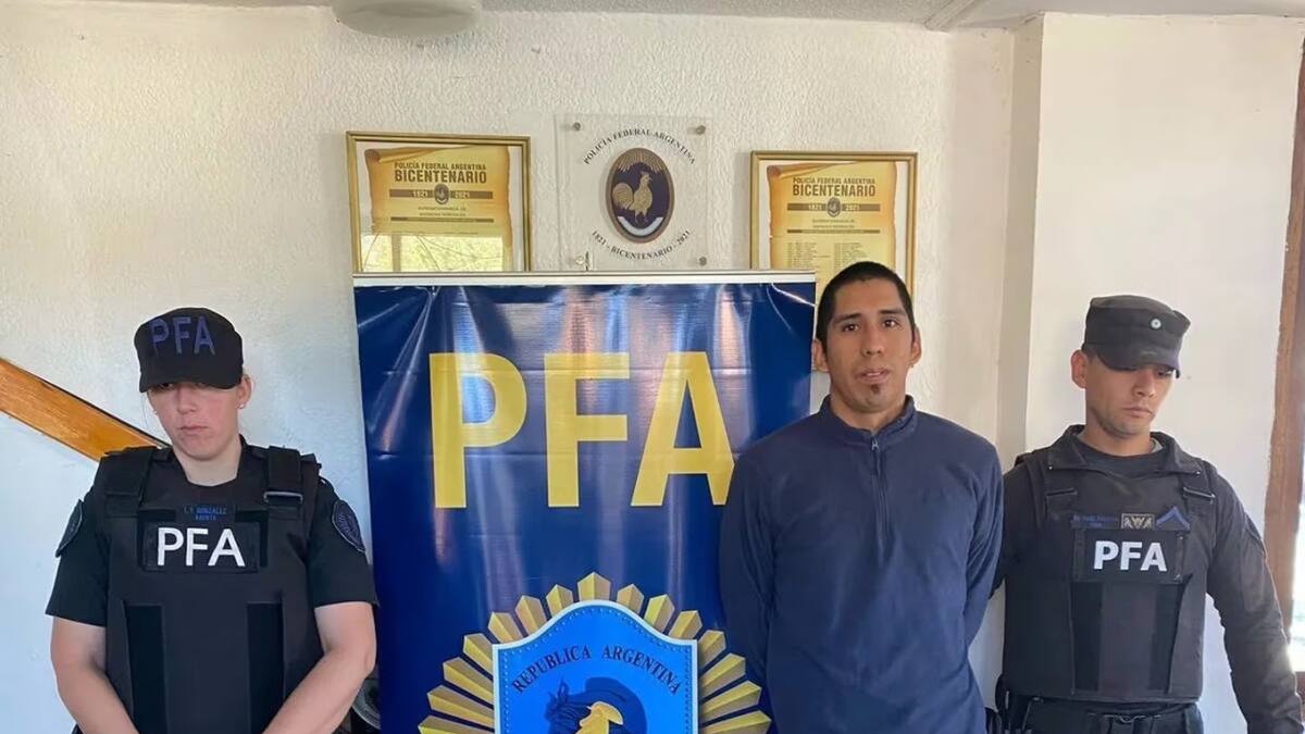 Detuvieron al "mapuche de los binoculares". Foto: Ministerio de Seguridad