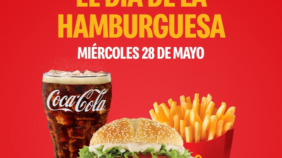 Dia de la hamburguesa. Fuente: McDonald´s