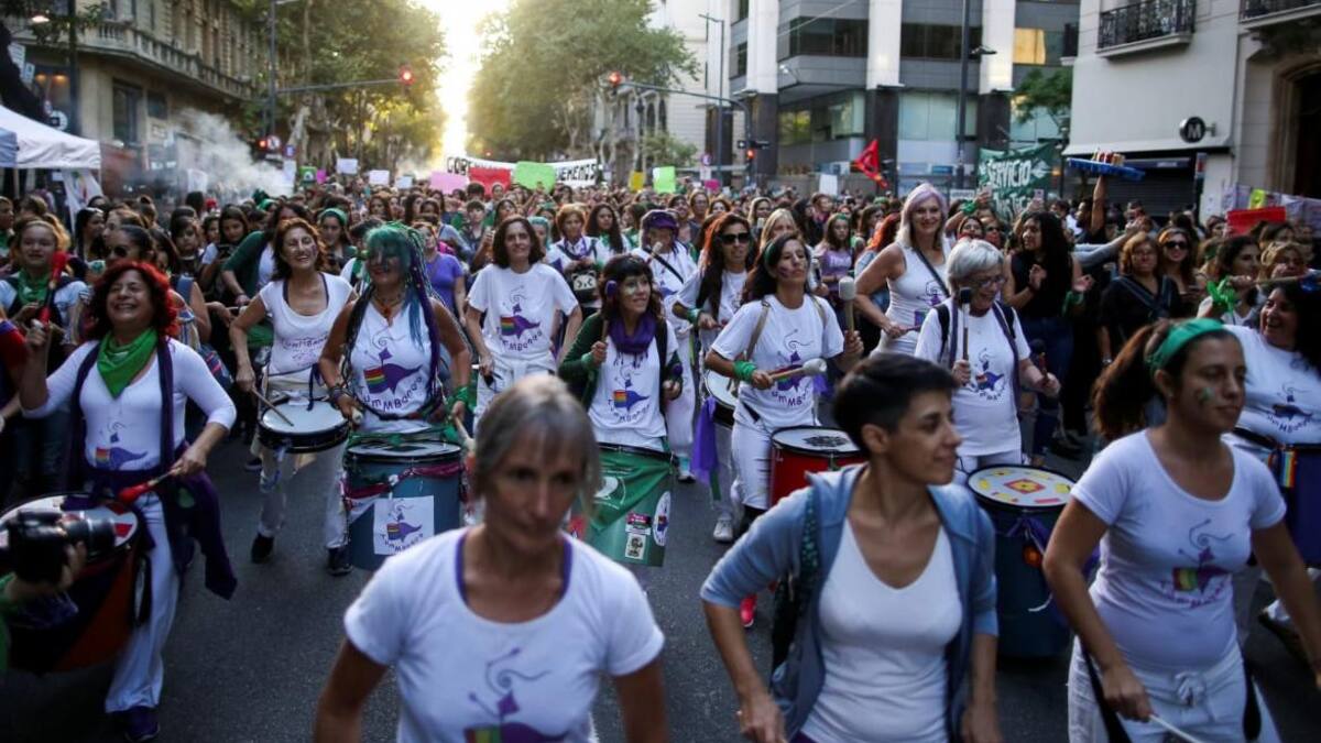 #8M pics: momentos fuertes de la marcha en todo el mundo