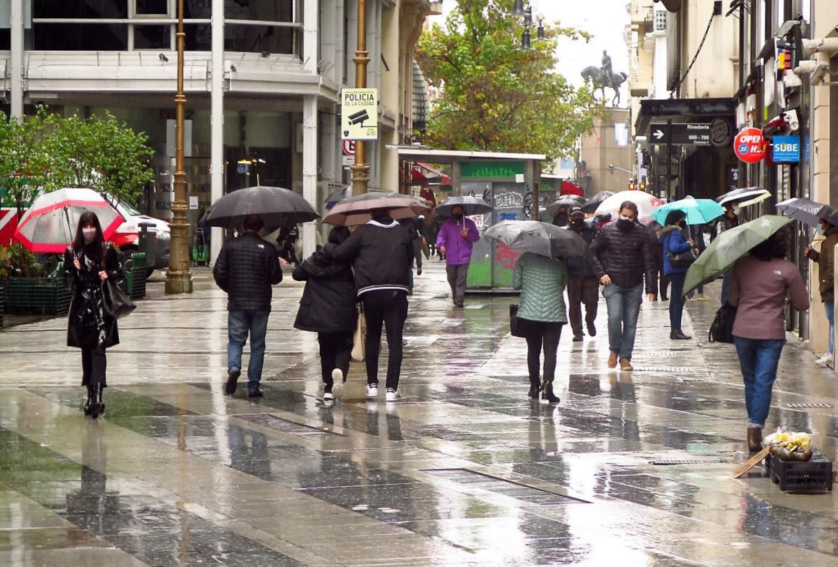 Día de lluvia en la Ciudad de Buenos Aires, NA