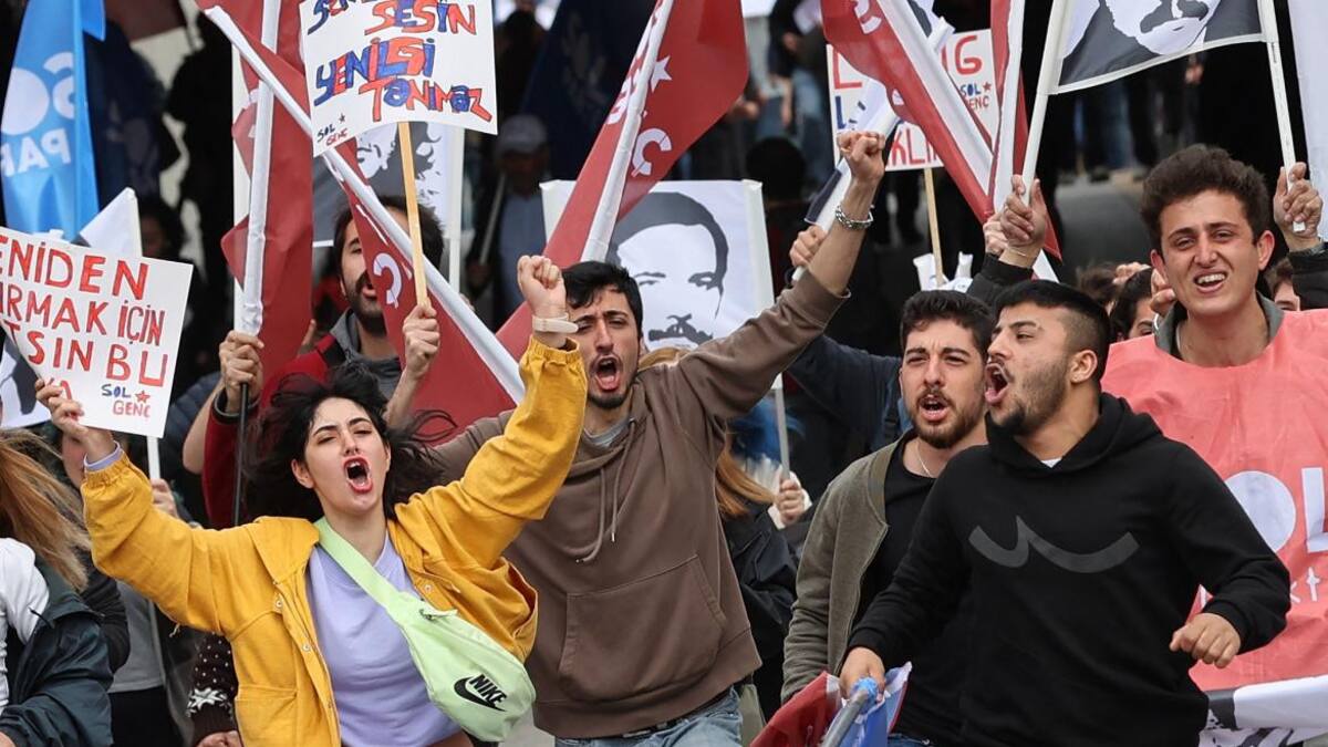 Día del Trabajador, manifestación en Turquía, AFP