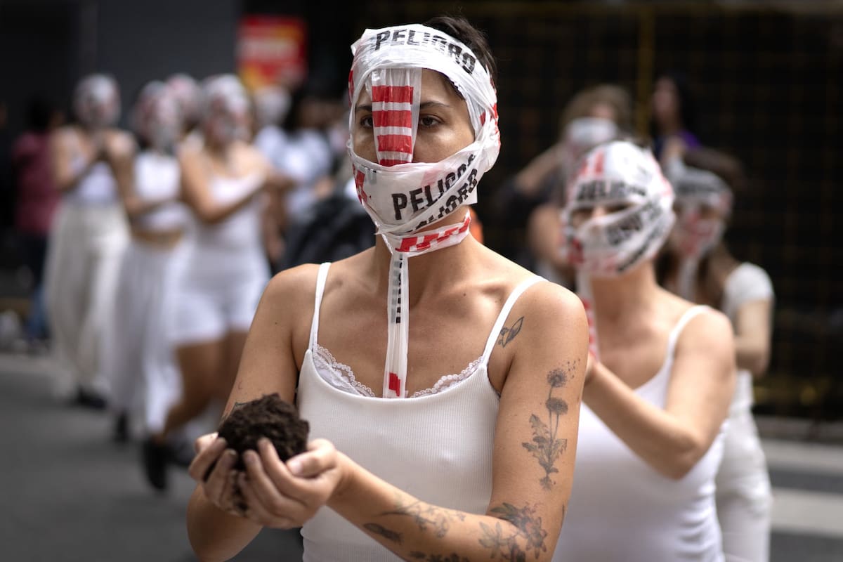 Día Internacional de la Mujer en Buenos Aires. Foto X @daviddelapaz