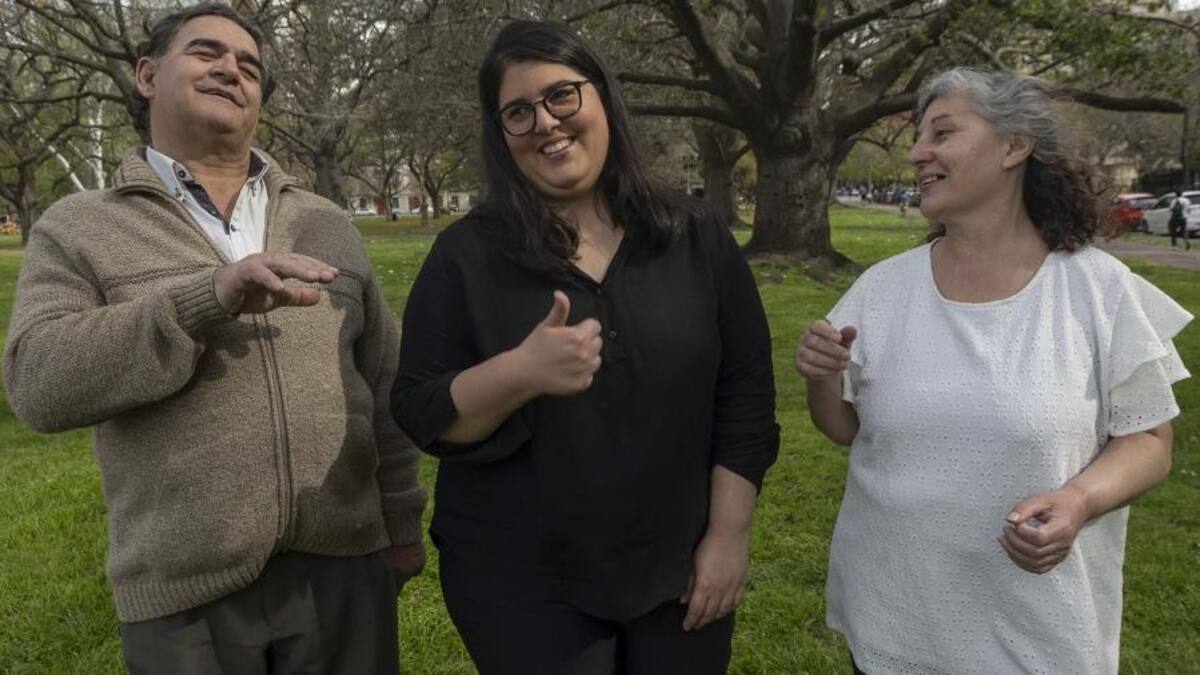 Día internacional de personas sordas. Foto: Telam.