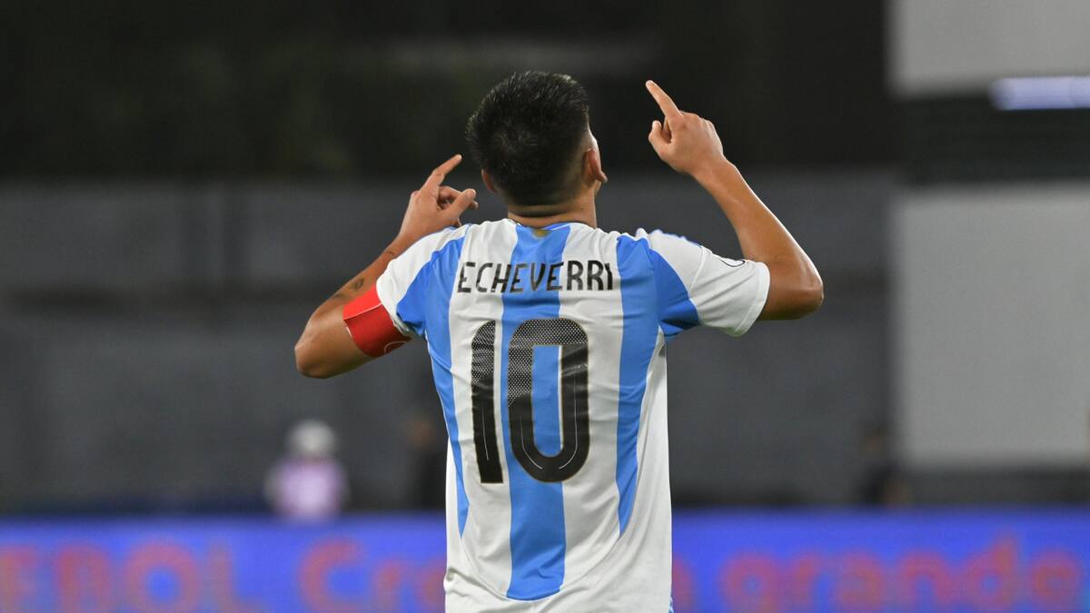 Diablito Echeverri, Selección Argentina Sub 20. Foto: X @Argentina