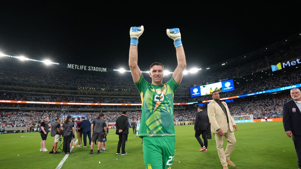 Dibu Martínez, Selección Argentina. X: @Argentina