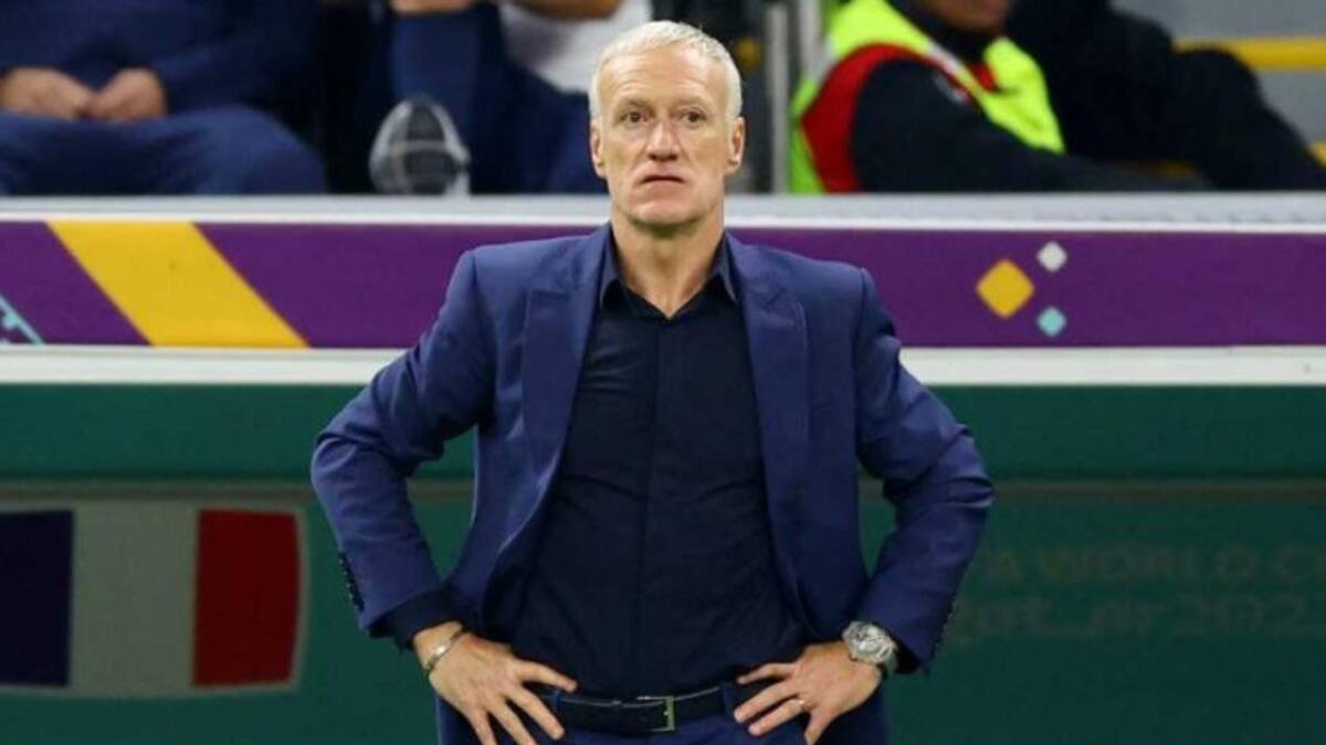 Didier Deschamps, técnico de Francia. Foto: NA