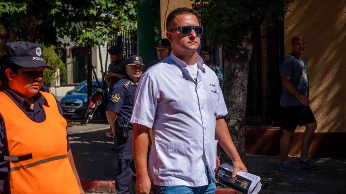 Diego Duarte, médico que realizó la autopsia al cuerpo de Fernando Báez Sosa. Foto: Télam.