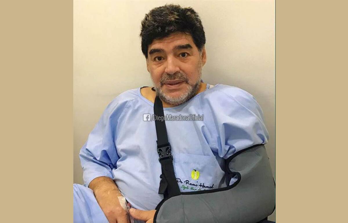 Diego Maradona en Rusia