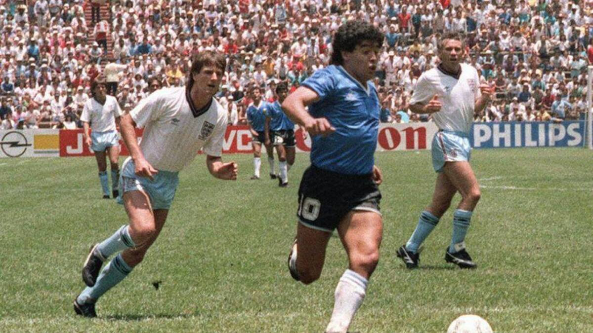 Diego Maradona, gol a los ingleses