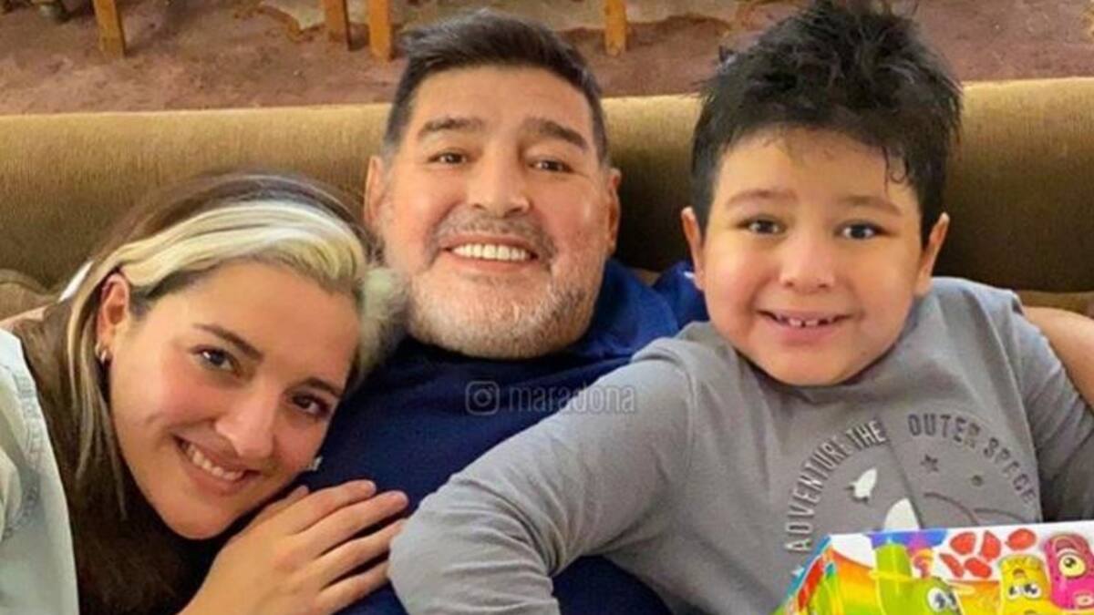 Diego Maradona, Jana y Diego Fernando