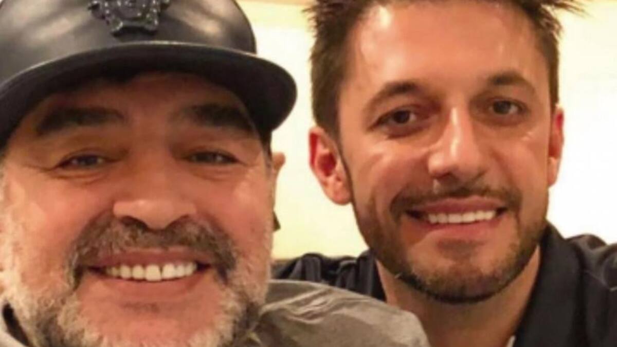 Diego Maradona y Matías Morla. Foto: NA.