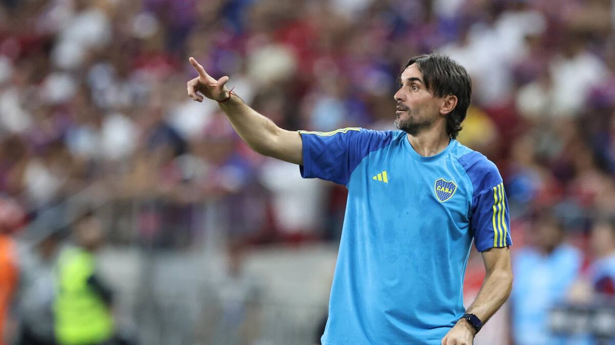 Diego Martínez, Boca vs Fortaleza, Copa Sudamericana. Foto: EFE