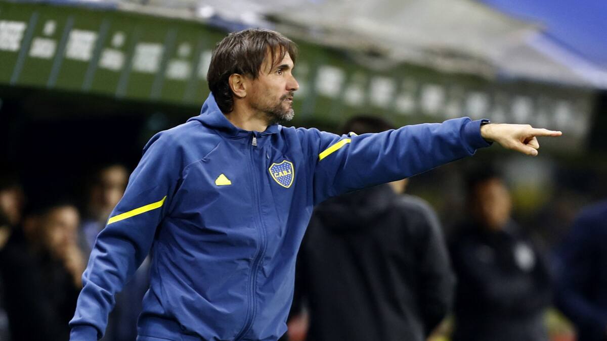 Diego Martínez, entrenador de Boca Juniors. Foto: Reuters