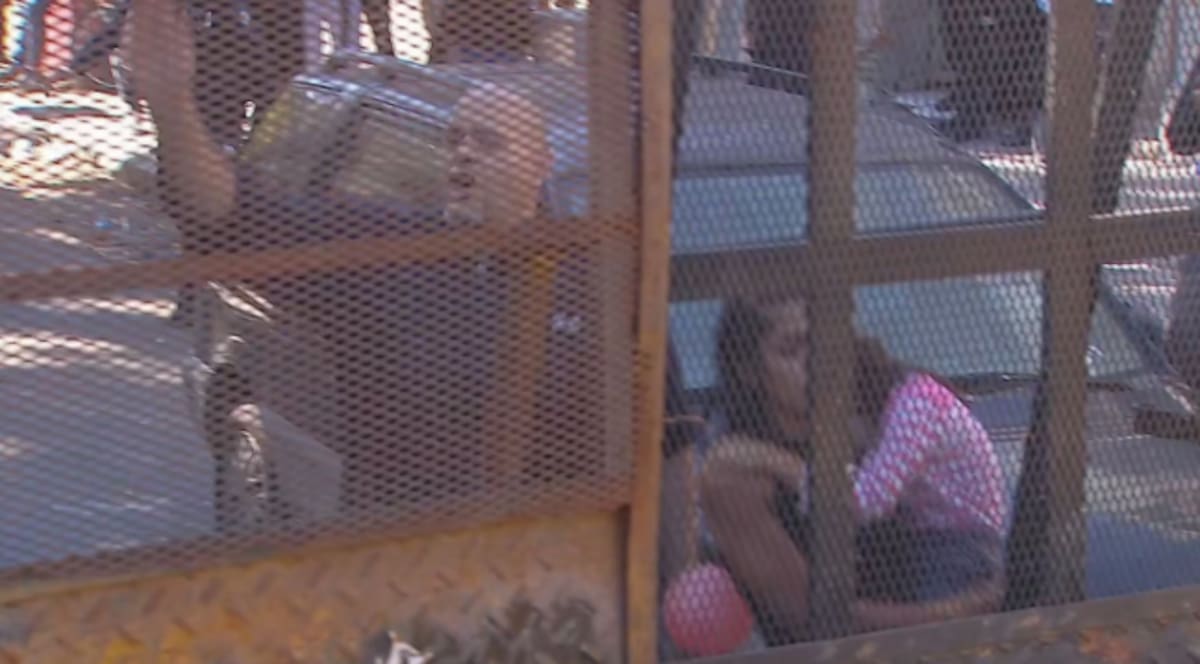 Diego Molina en la toma de La Paternal.