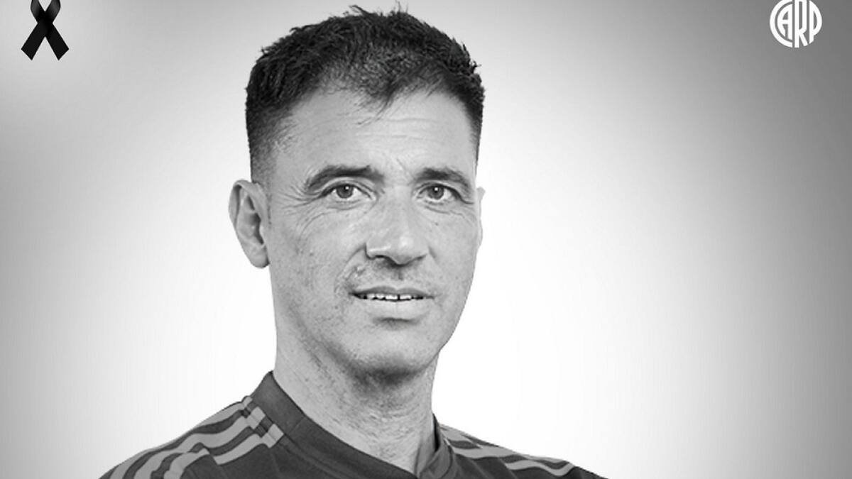 Diego Riberi, el preparador físico fallecido de River Plate. Foto: X @RiverPlate.