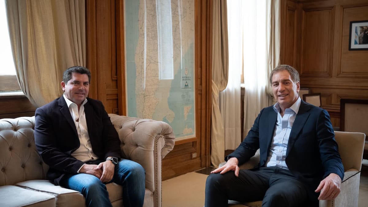 Santilli se reunió con Orrego en Casa Rosada: el gobernador de San Juan apoyó la eliminación de las PASO