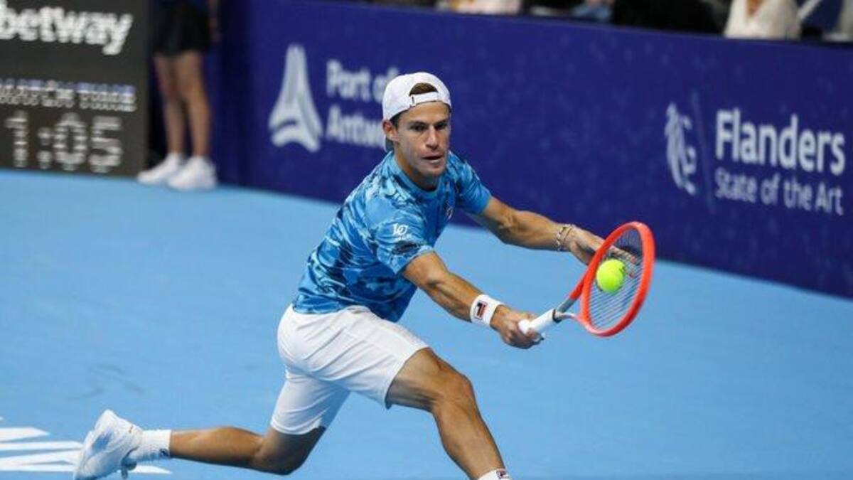 Diego Schwartzman en el ATP de Amberes