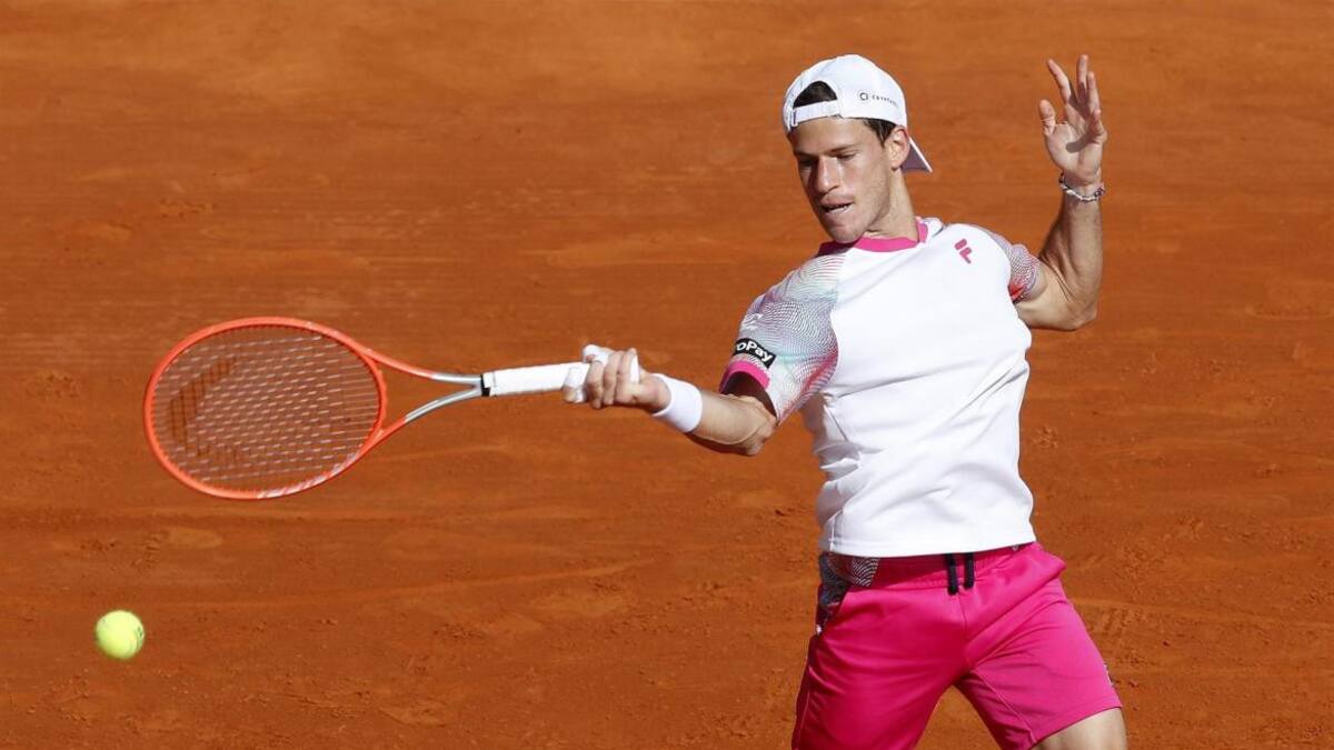 Diego Schwartzman, Masters 1000 de Montecarlo. EFE.
