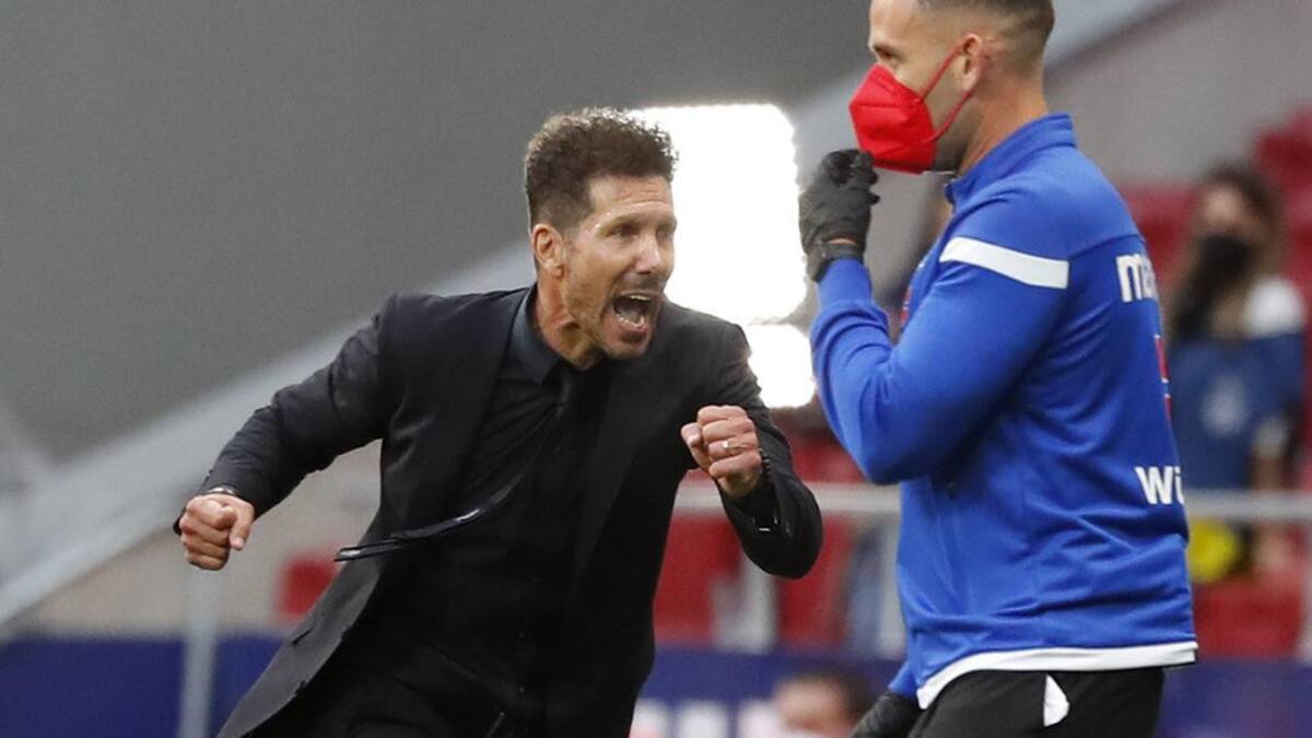Diego Simeone, DT del Atlético de Madrid, fútbol español, Reuters