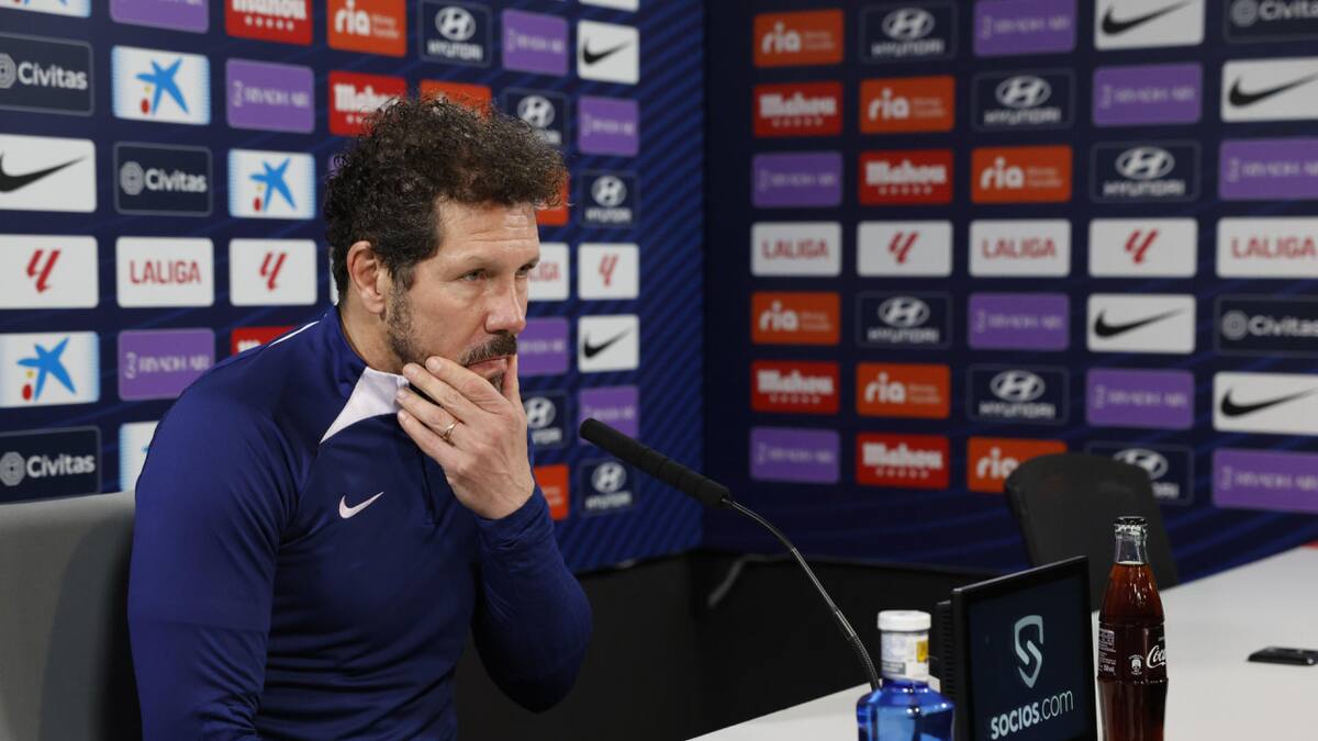 Diego Simeone. Foto: EFE.