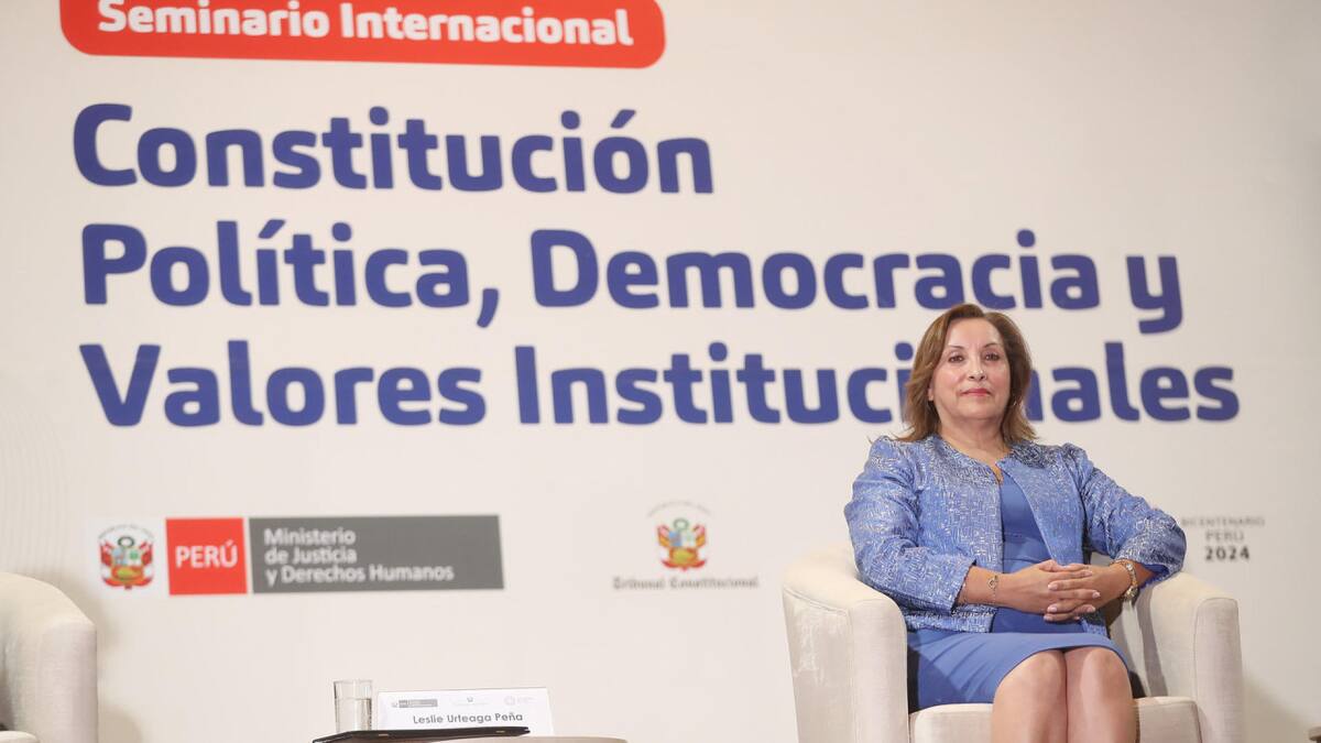 Dina Boluarte. Foto: EFE