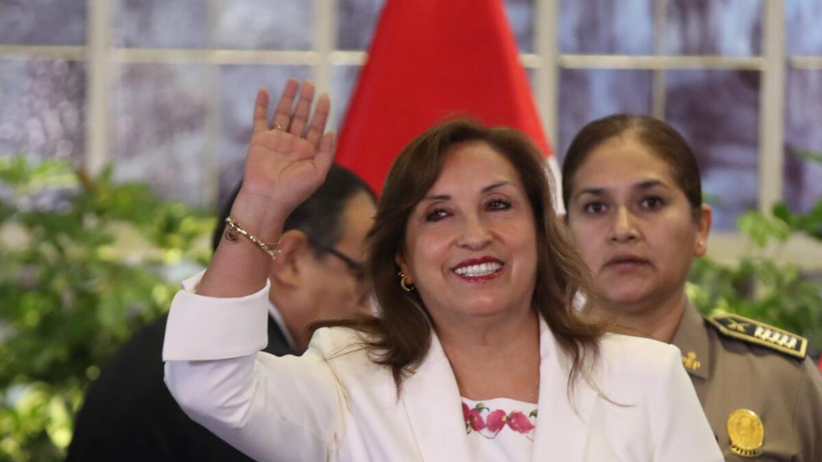 Dina Boluarte. Foto: EFE