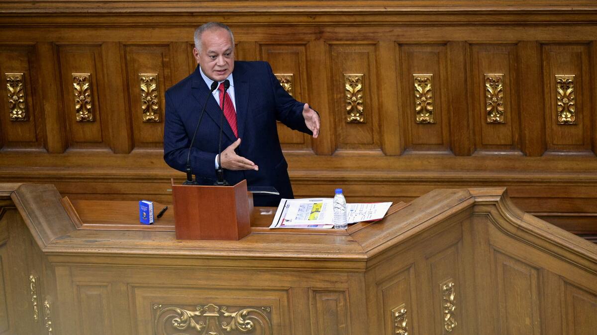 Diosdado Cabello, ministro de Interior de Venezuela. Foto: Reuters.