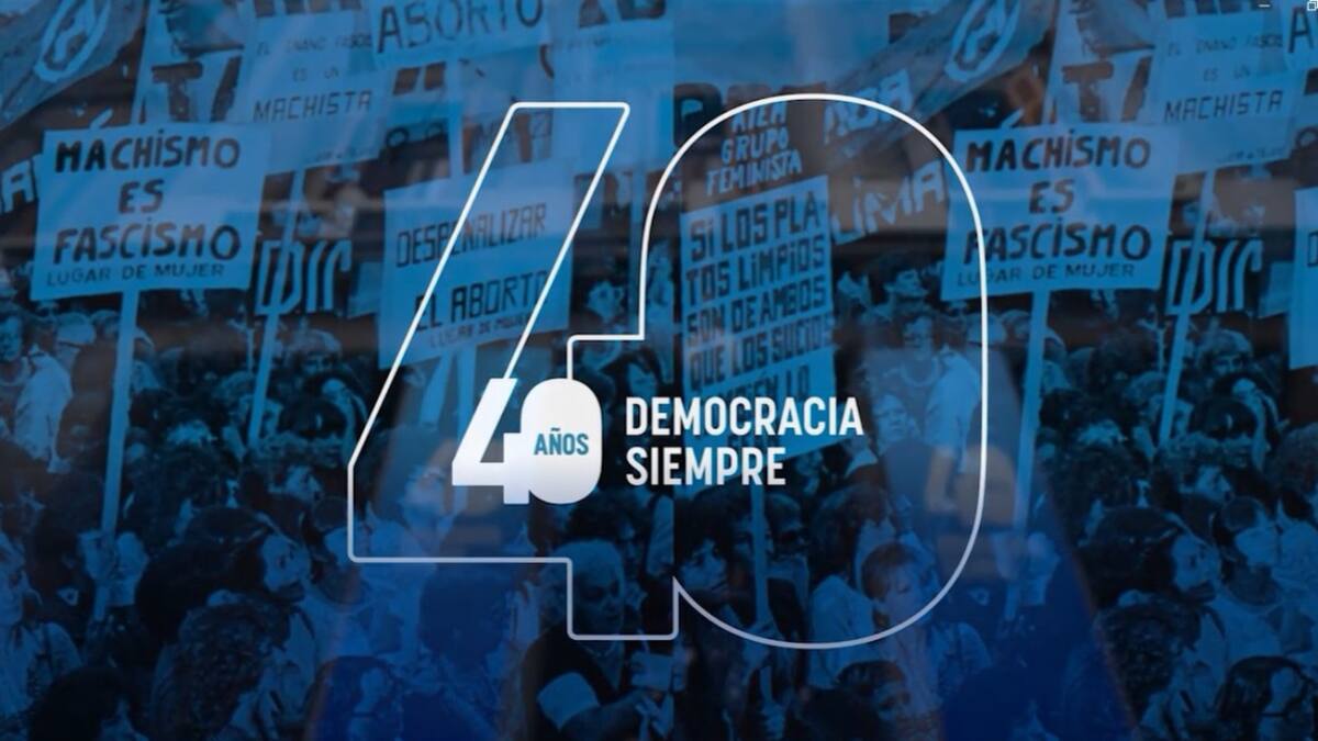 Diputados, 40 años de Democracia. Foto: DTV.