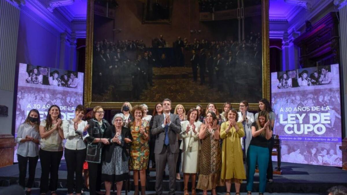 Diputados conmemoró los 30 años del Cupo Femenino