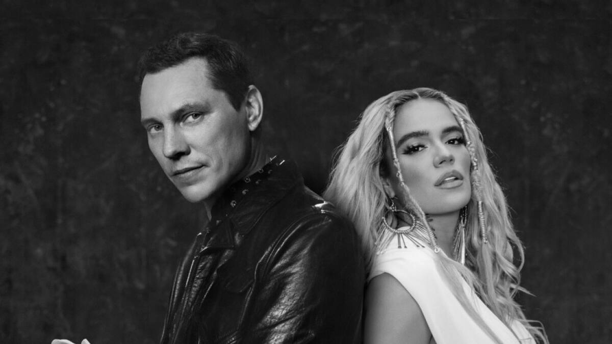 DJ Tiesto y Karol G.